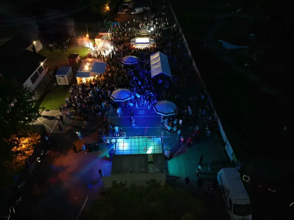 Inspektionen und Fotografien Event bei Nacht - Fotografie